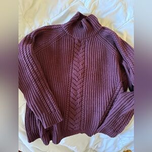 Lululemon cable knit sweater